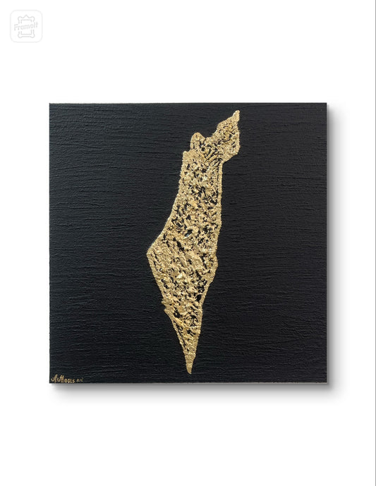 Golden Israel black 16x16 inch