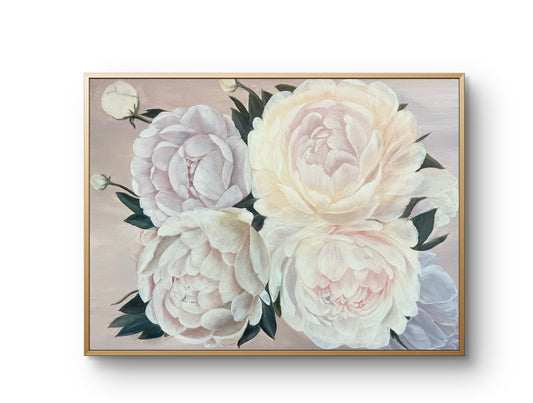 3. Pastel Blooms 61x81cm oil